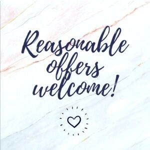 All Reasonable Offers Welcome ~ Happy Shopping!!! 🛍️